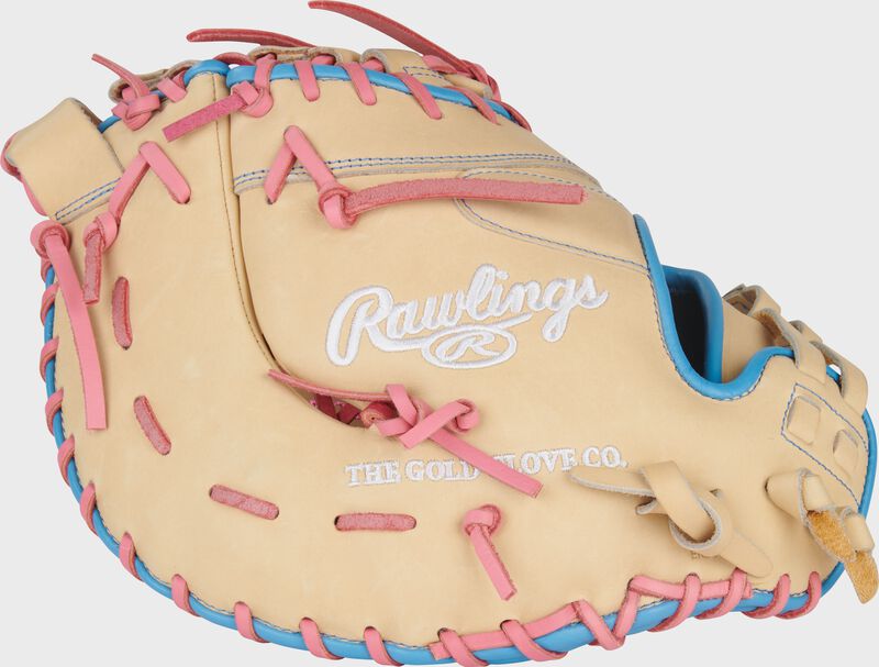 Back of a Heart of the Hide 13-inch Fastpitch Softball 1st Base Mitt loading=