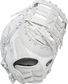 Back of a white Liberty Advanced Color Series first base mitt - SKU: RLADCTSBWSS image number null