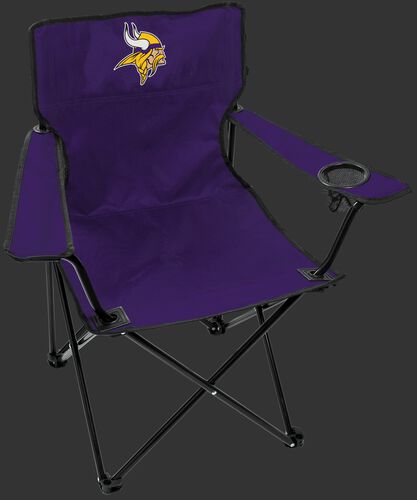 Front of Rawlings Purple NFL Minnesota Vikings Gameday Elite Chair With Team Logo SKU #00551075111