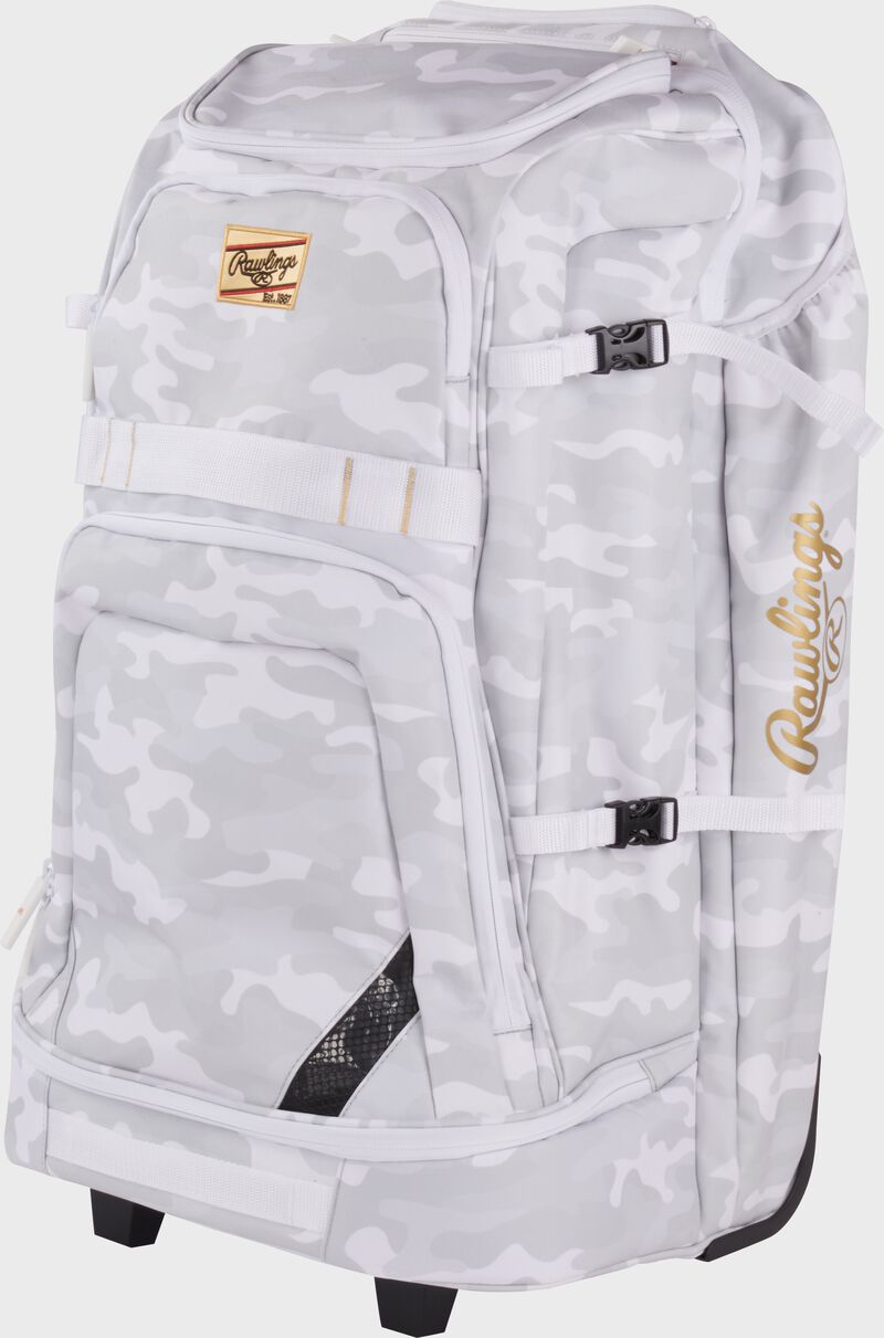 Rawlings Gold Collection Wheeled Bag, Snow Camo, RSGGCWHBG-SNCM