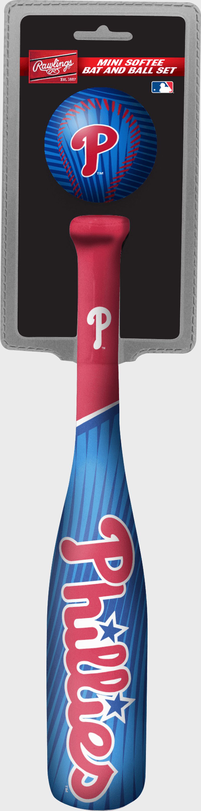 MLB Philadelphia Phillies Slugger Softee Mini Bat and Ball Set