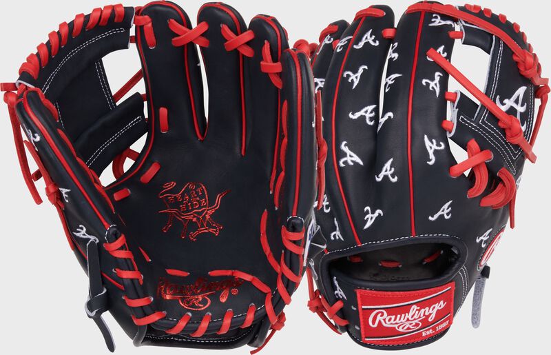 Atlanta Braves Heart of the Hide 11.75-Inch Infield Glove, Right Hand Throw