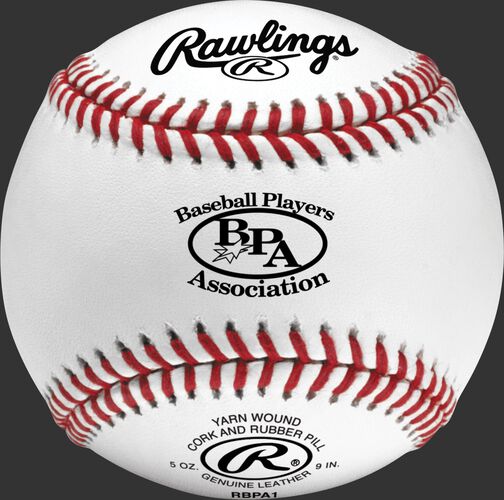 RBPA1 Baseball Players Association competition grade baseball with raised seams