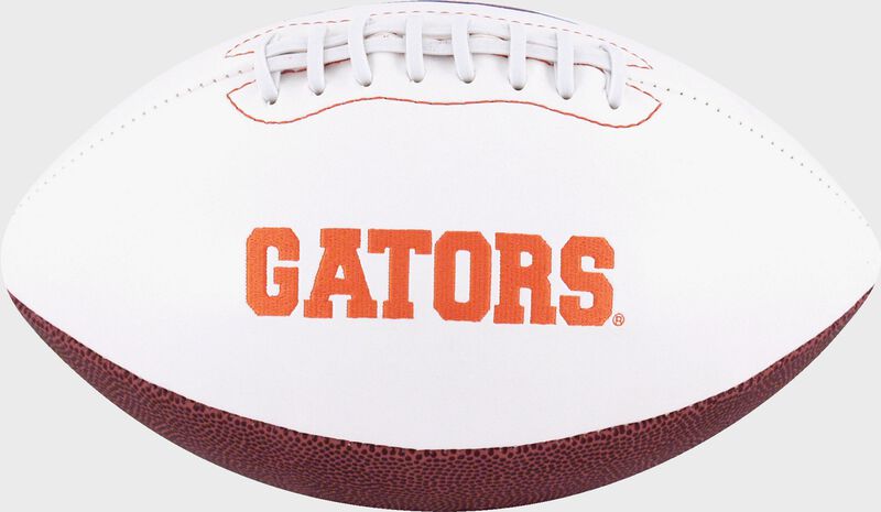 White NCAA Florida Gators Football With Team Name SKU #05733022122 loading=