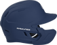 Right-side view of Mach Left Handed Batting Helmet with EXT Flap | 1-Tone, Navy image number null