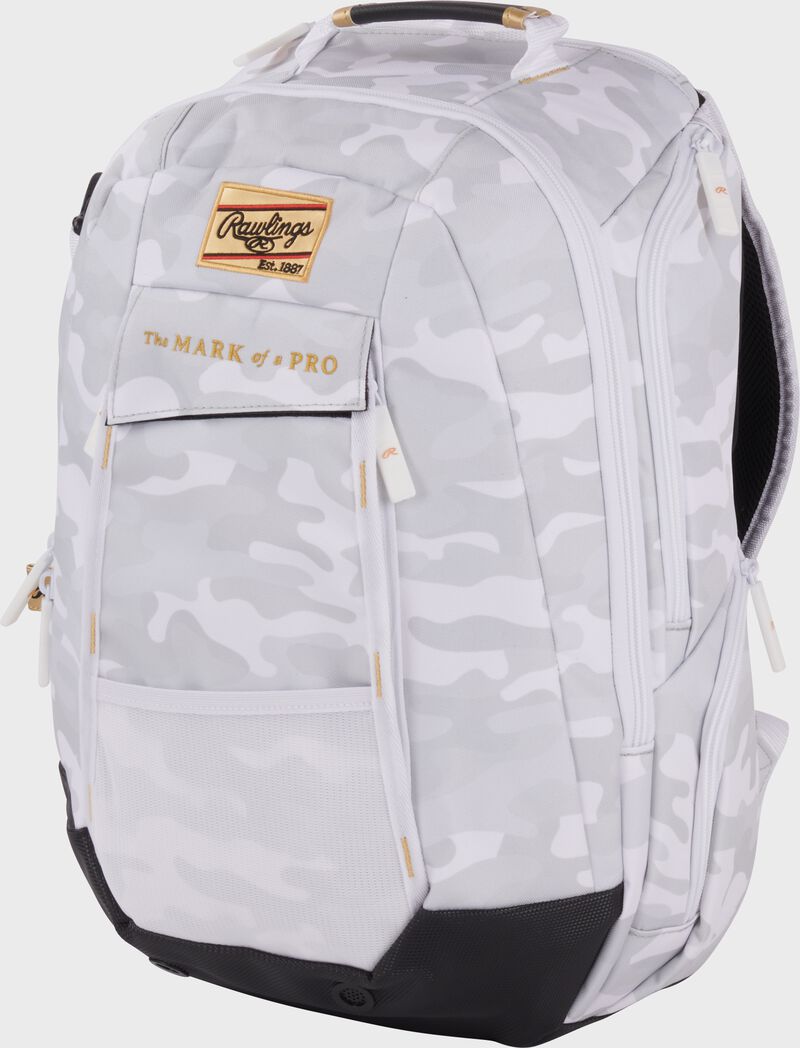 Rawlings Gold Collection Utility Backpack, Snow Camo, RSGGCUBKPK-SNCM