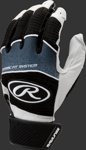 A black WH950BG-B adult Workhorse batting glove