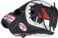 Web back view of red, white, and blue Limited Edition Heart of the Hide ColorSync 5.0 11.5-Inch I-Web Glove image number null