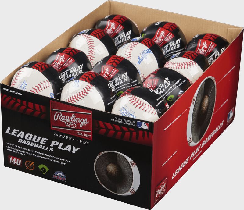 24 Pack Pony League 14U League Play Baseballs