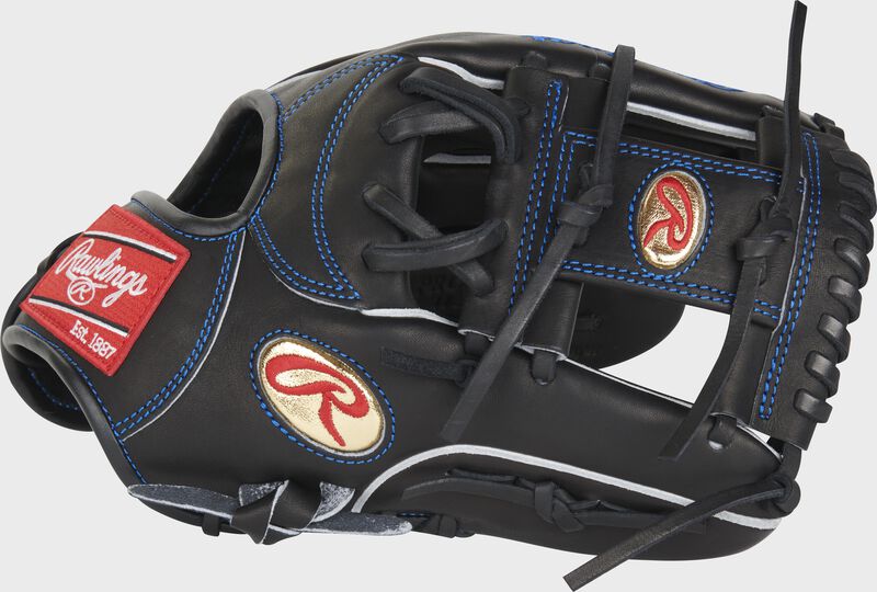 Thumb of a black Gameday 57 Series Marcus Semien Heart of the Hide glove with a black I web - SKU: RSGPRO44L-2MS