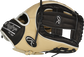 Web back view of camel, black, and white 2021 11.5-inch Pro Preferred infield glove image number null
