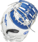 Back of a white/royal Liberty Advanced Color Series first base mitt - SKU: RLADCTSBWRP image number null