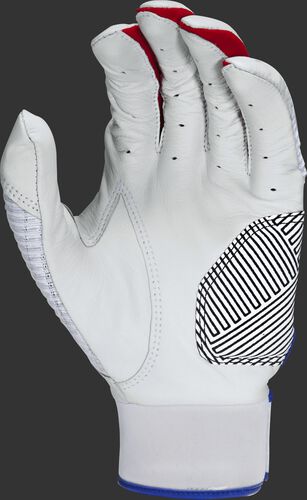 Adult Workhorse Batting Glove Red, White, Blue