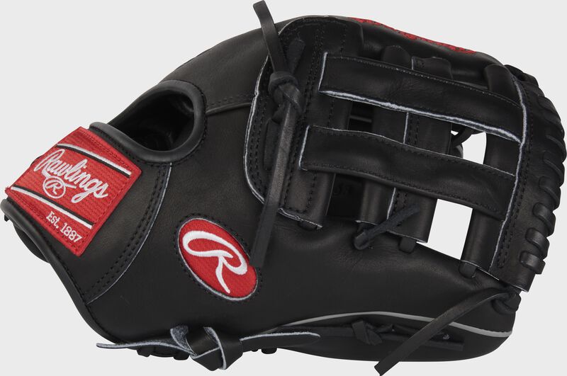 Thumb of a black Heart of the Hide 11.75" infield glove with a black H-web - SKU: PROT205W-6B