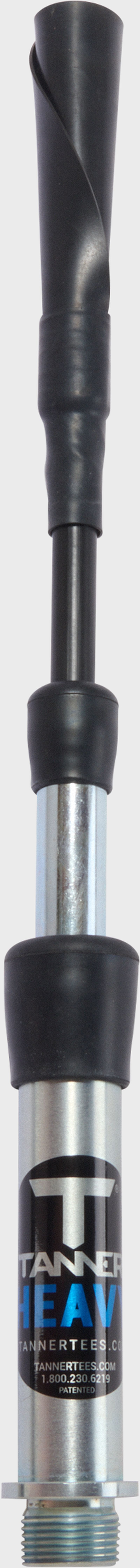A low ball Tanner Tees Heavy batting tee stem with flextop loading=