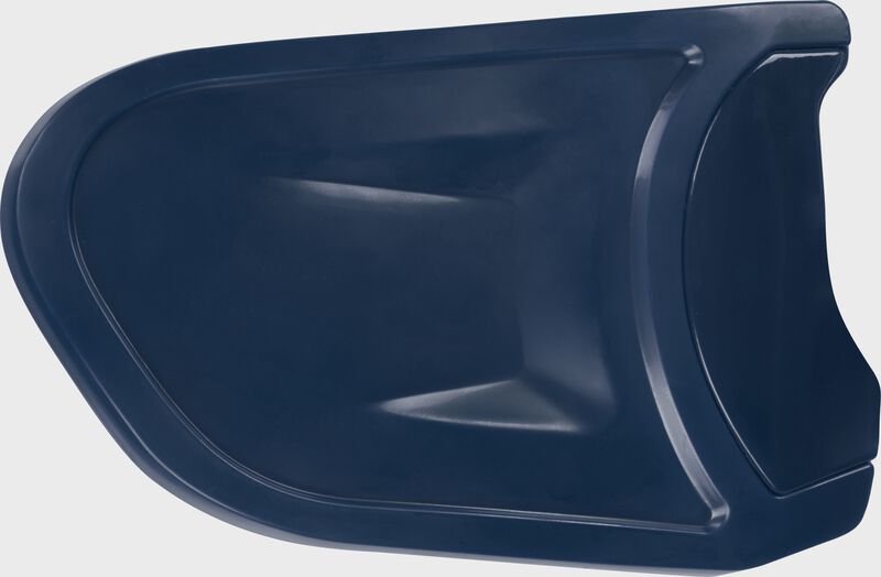 Outside view of Navy Universal Batting Helmet Extension for Right-Handed Batters | SKU:REXTR-N0