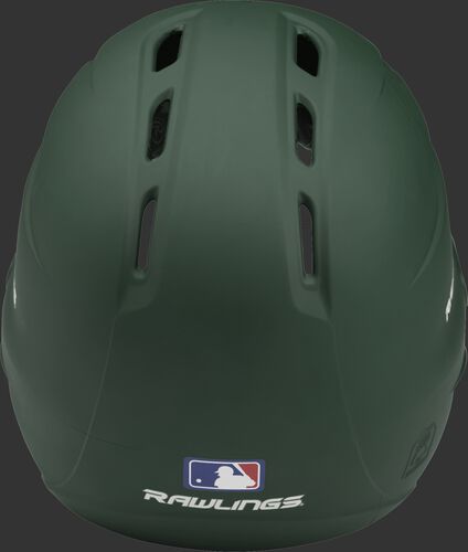 Coolflo High School/College Matte Batting Helmet Dark Green