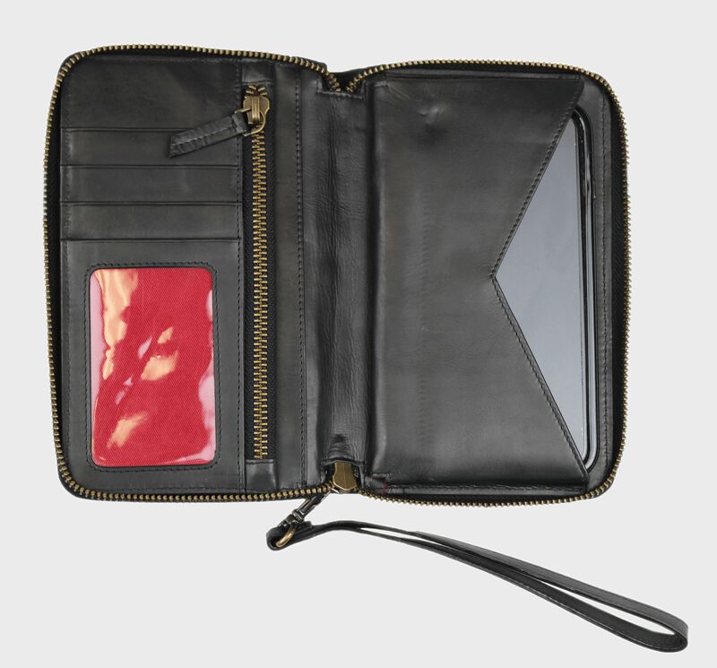 Baseball Stitch iPhone Zip Wallet