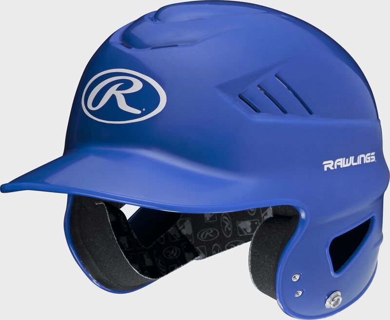 Front left view of a Royal Coolflo Batting Helmet | SKU: RCFH-R