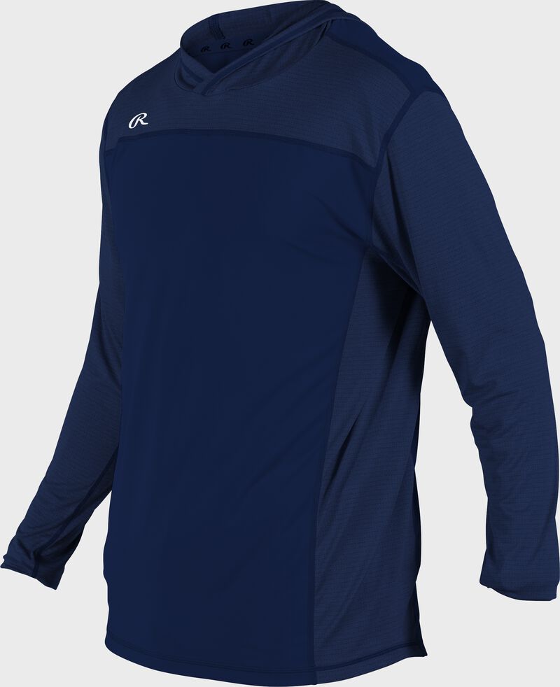 Rawlings ColorSync Lightweight Hoodie, Youth S, Navy