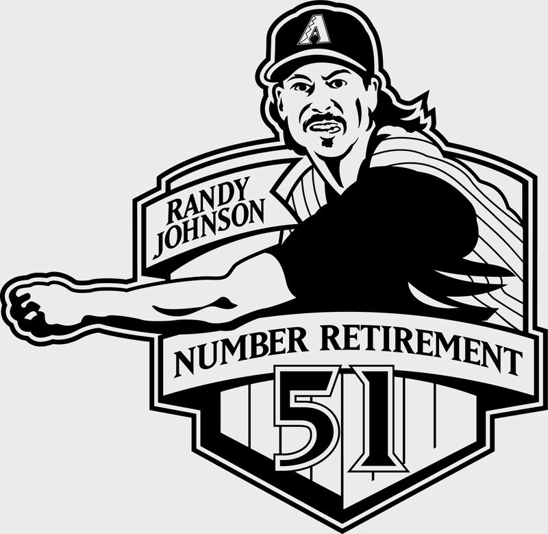 MLB 2009 Randy Johnson Retirement Baseball