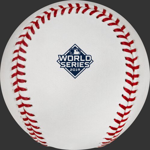 2019 World Series logo on the WSBB19 MLB 2019 World Series baseball