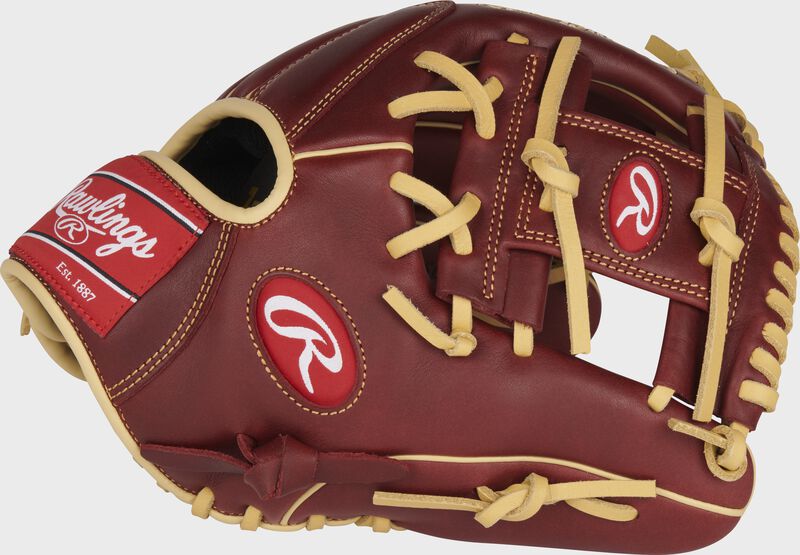 Thumb of a sherry 2022 Sandlot Series 11.5-Inch infield glove with a sherry I-web - SKU: S1150IS
