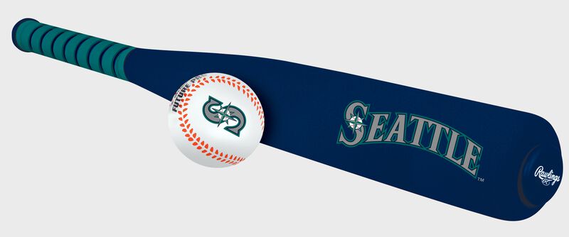 MLB Seattle Mariners Foam Bat and Ball Set