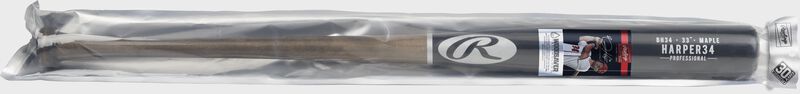 BH34PL Rawlings Bryce Harper wood bat in a Woodsaver package