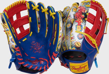 12.75-inch Rawlings Heart of the Hide ColorSync 9.0 Comic Outfield Glove 12.75-inch Rawlings Heart of the Hide ColorSync 9.0 Comic Outfield Glove