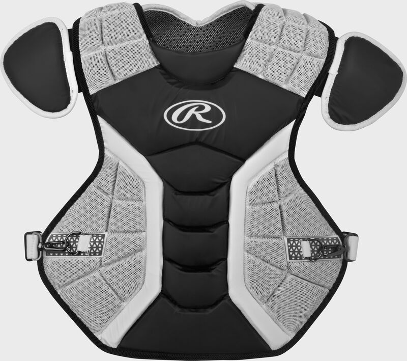 A black/grey CPPRO Pro Preferred adult chest protector