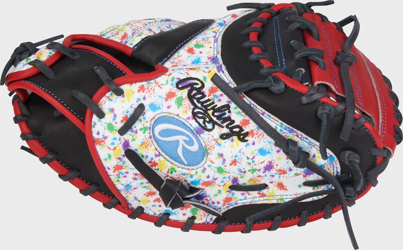 Splatter UV print thumb of a Heart of the Hide 33.5-Inch Splatter Catcher's Mitt 