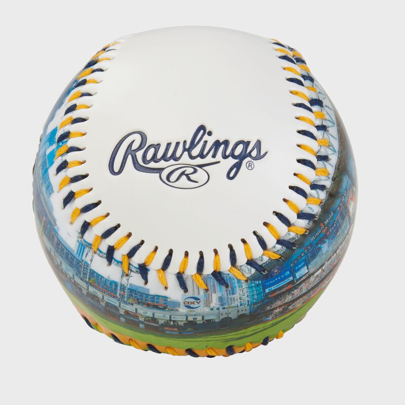Rawlings logo on a Houston Astros team stadium ball