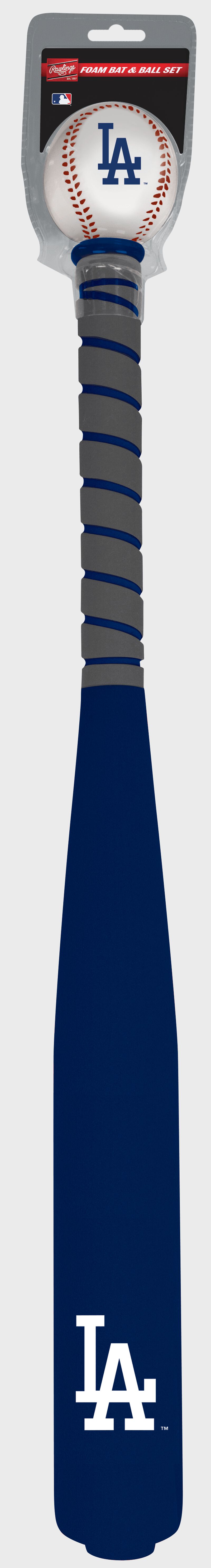 MLB Los Angeles Dodgers Foam Bat and Ball Set