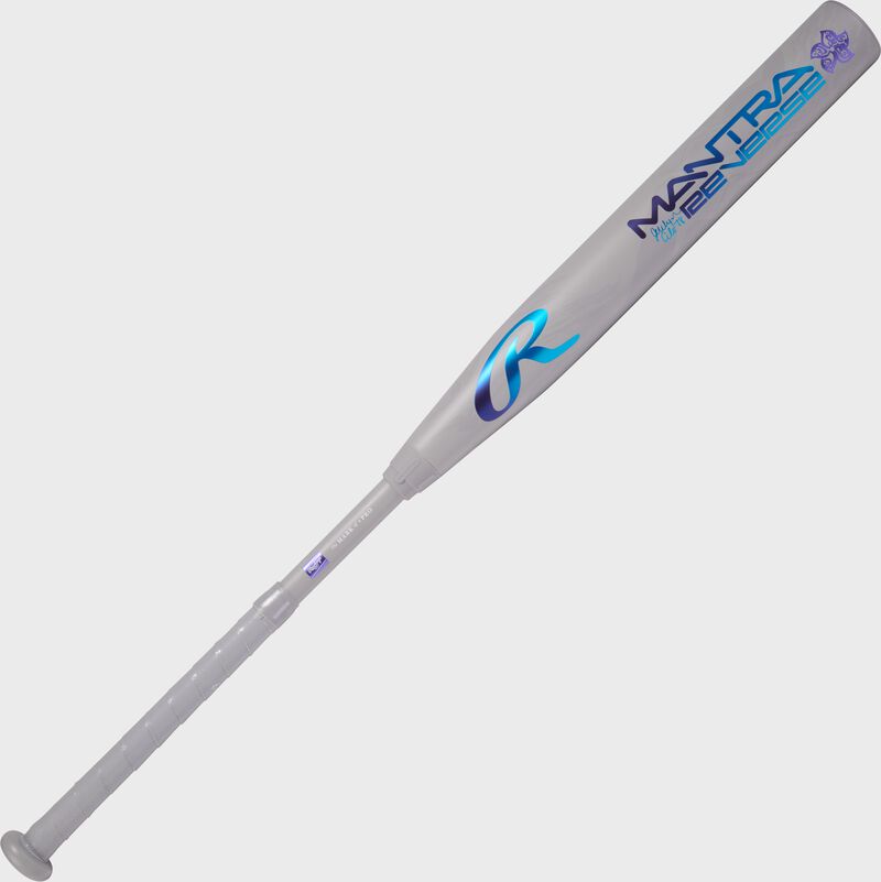 Main image for a gray Rawlings Mantra Reverse Alo Edition fastpitch bat