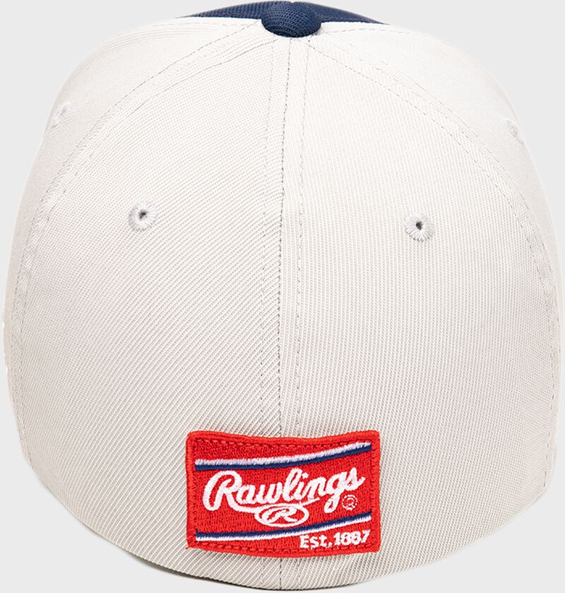 Back view of Rawlings Black Clover RBC Clover Nation Fitted Hat - SKU: BCR1RCN0071