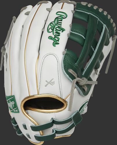 Liberty Advanced Color Series 13-Inch Outfield Glove White/Dark Green