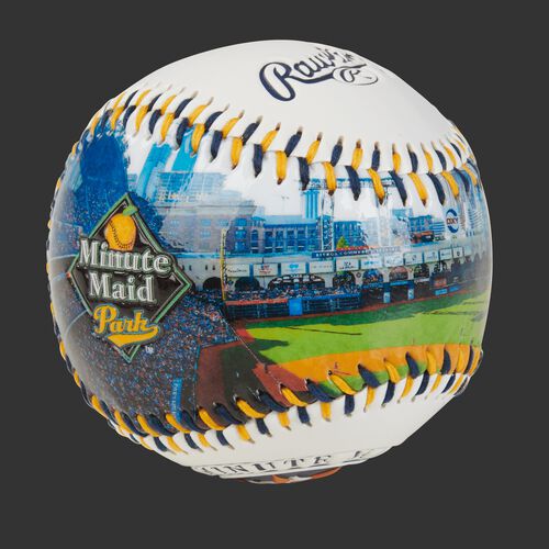 Stadium picture of a Houston Astros stadium baseball