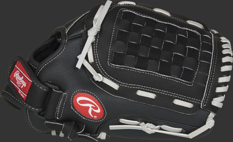 Thumb of a black RSB125GB RSB 12.5-Inch infield/outfield glove with a black Basket web