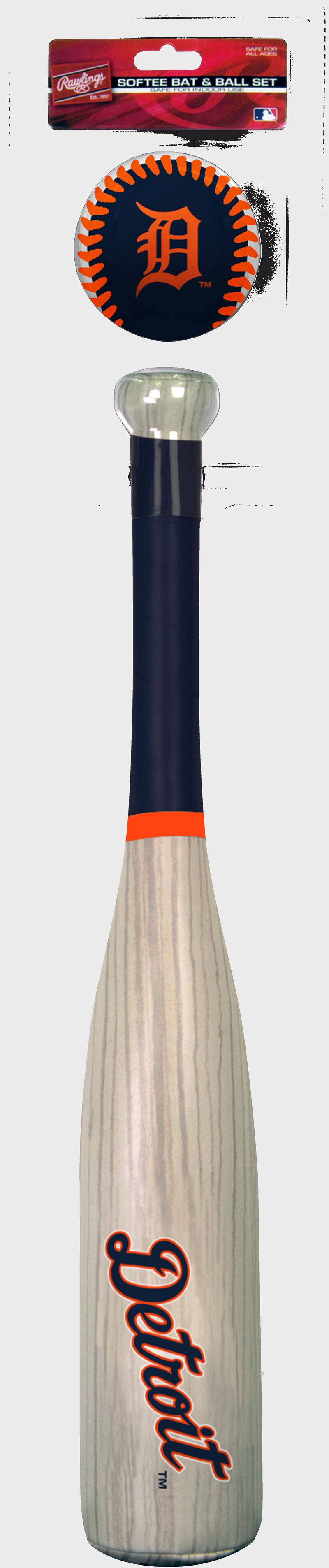 A Detroit Tigers grand slam softee bat & ball set - SKU: 07380027111