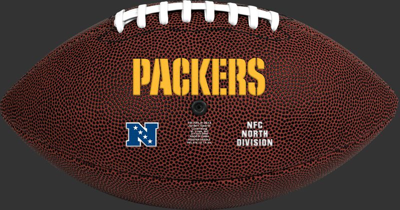 Brown NFL Green Bay Packers Football With Team Name SKU #07081068811