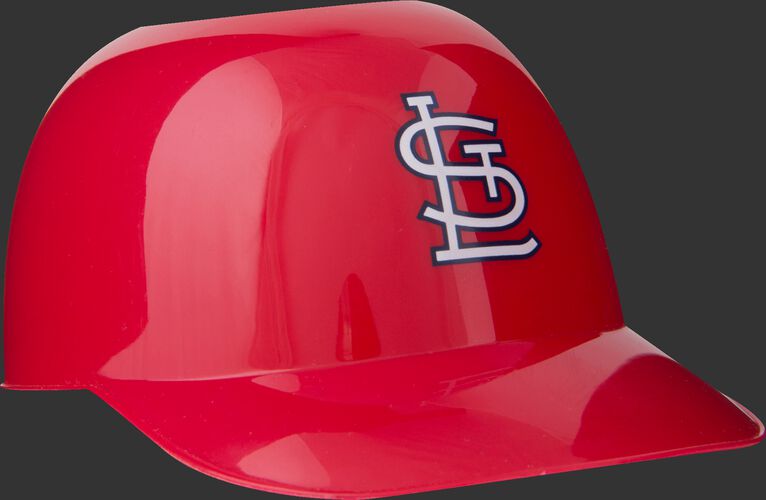 Front of Rawlings Red MLB St Louis Cardinals Snack Size Helmets With Team Logo SKU #01950007121