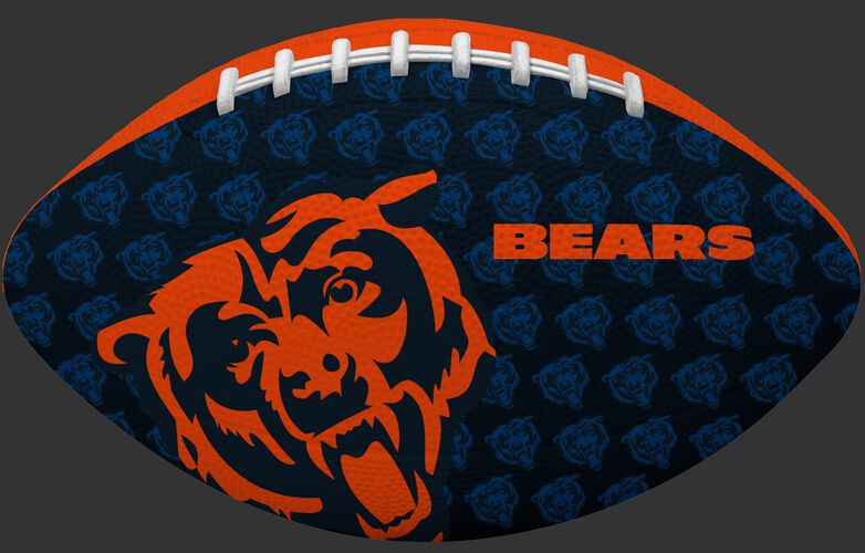 Navy blue side of a NFL Chicago Bears Gridiron football with the team logo SKU #09501062121