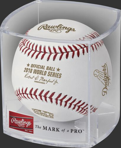 MLB 2018 World Series Dueling Baseball