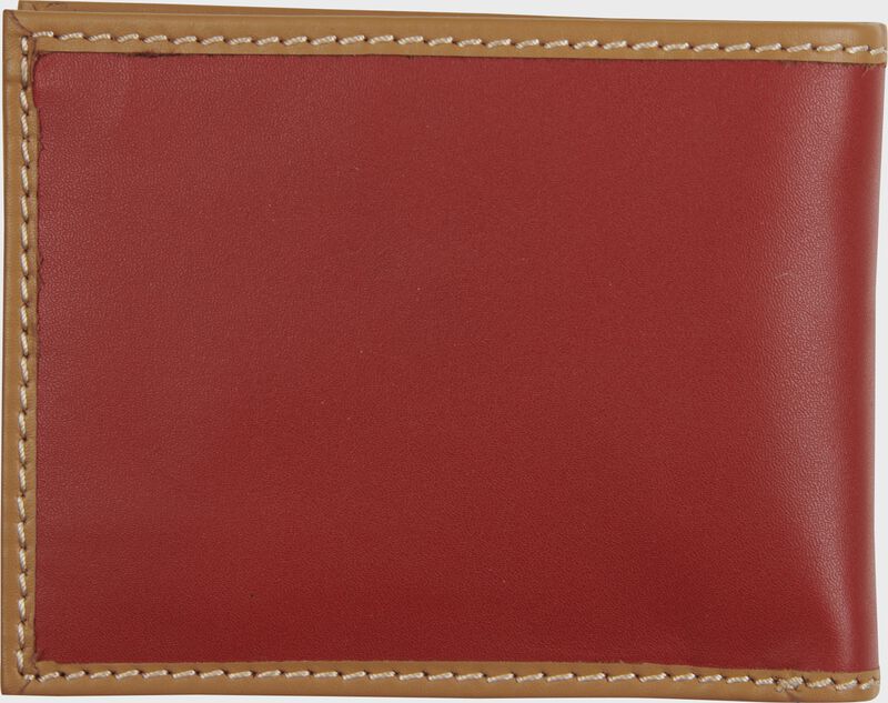 Rawlings "Pop" Baseball Stitch Bi-Fold Leather Wallet