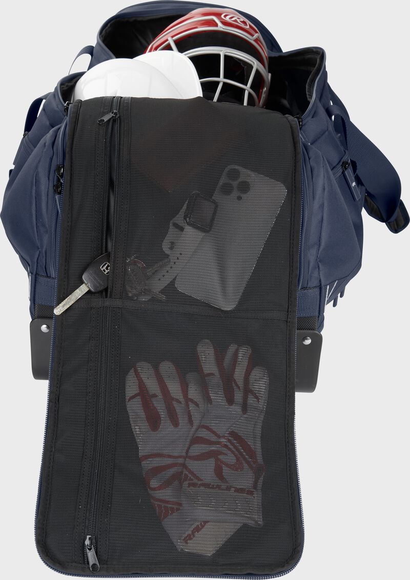 Yadi 2 Wheeled Equipment Bag, Navy