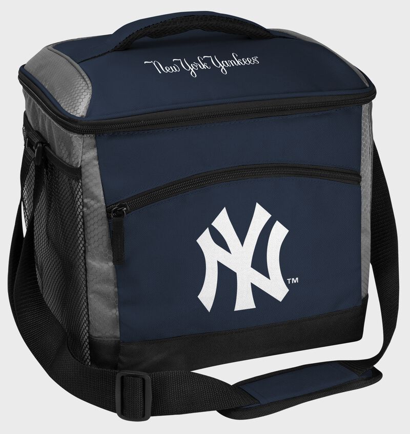A New York Yankees 24 can soft sided cooler