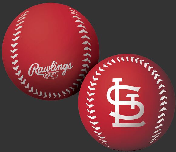 Rawlings St. Louis Cardinals Big Fly Rubber Bounce Ball With Team Logo on Front In Team Colors SKU #02870007112