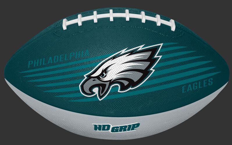 Midnight Green and Grey NFL Philadelphia Eagles Downfield Youth Football With Team Logo SKU #07731080121