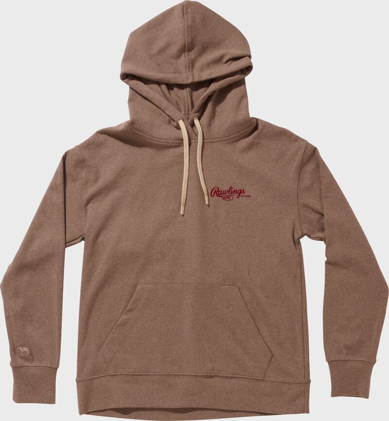 Rawlings x The Normal Brand Women's Puremeso Everyday Hoodie, Khaki, Women's XL